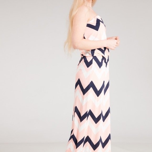 ❣️Clearance❣️Beach Strapless Jersey Maxi Dres - Picture 2 of 7